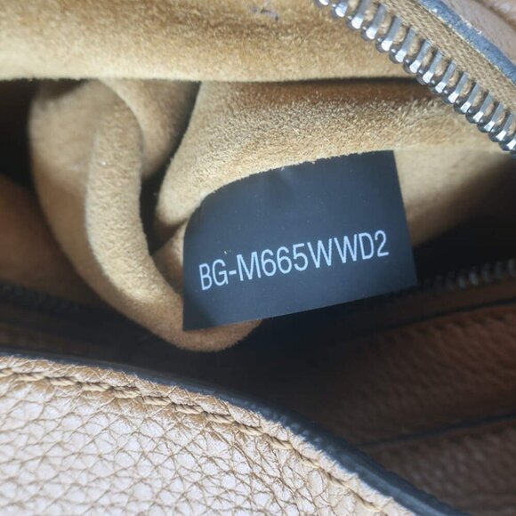 Valentino Rolling Rockstud Guitar Strap Flip-Lock Messenger Bag Brown Leather - Picture 16 of 16